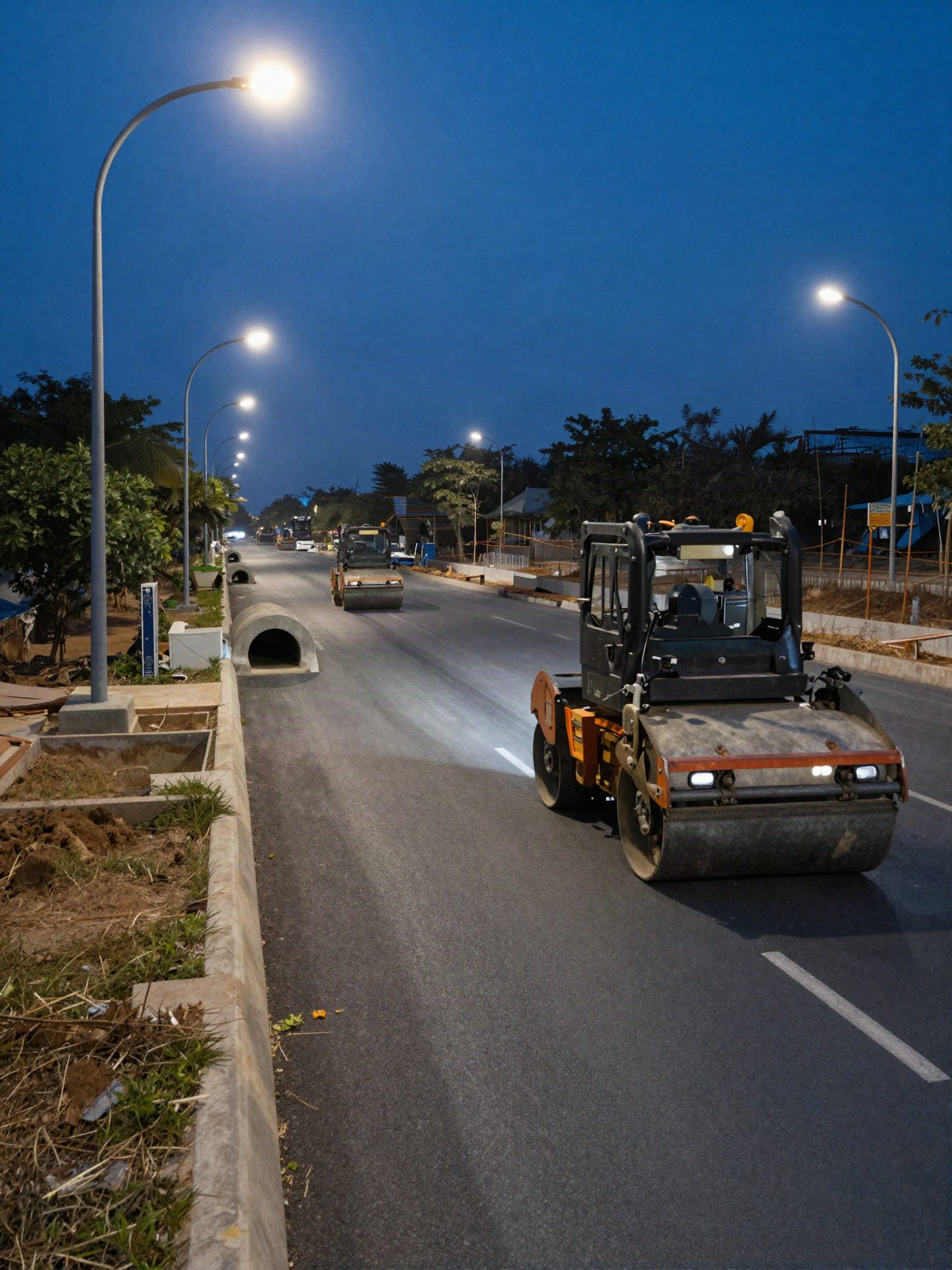 Thi công hạ tầng kỹ thuật