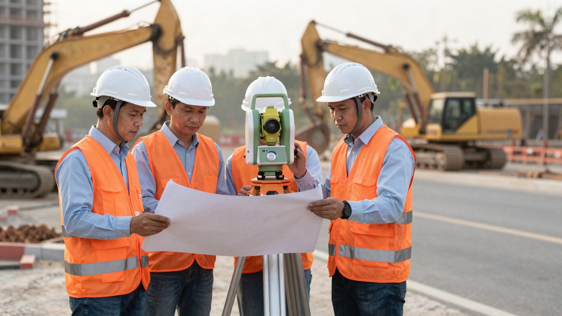 Đội ngũ kỹ sư KELOPH tại công trường
